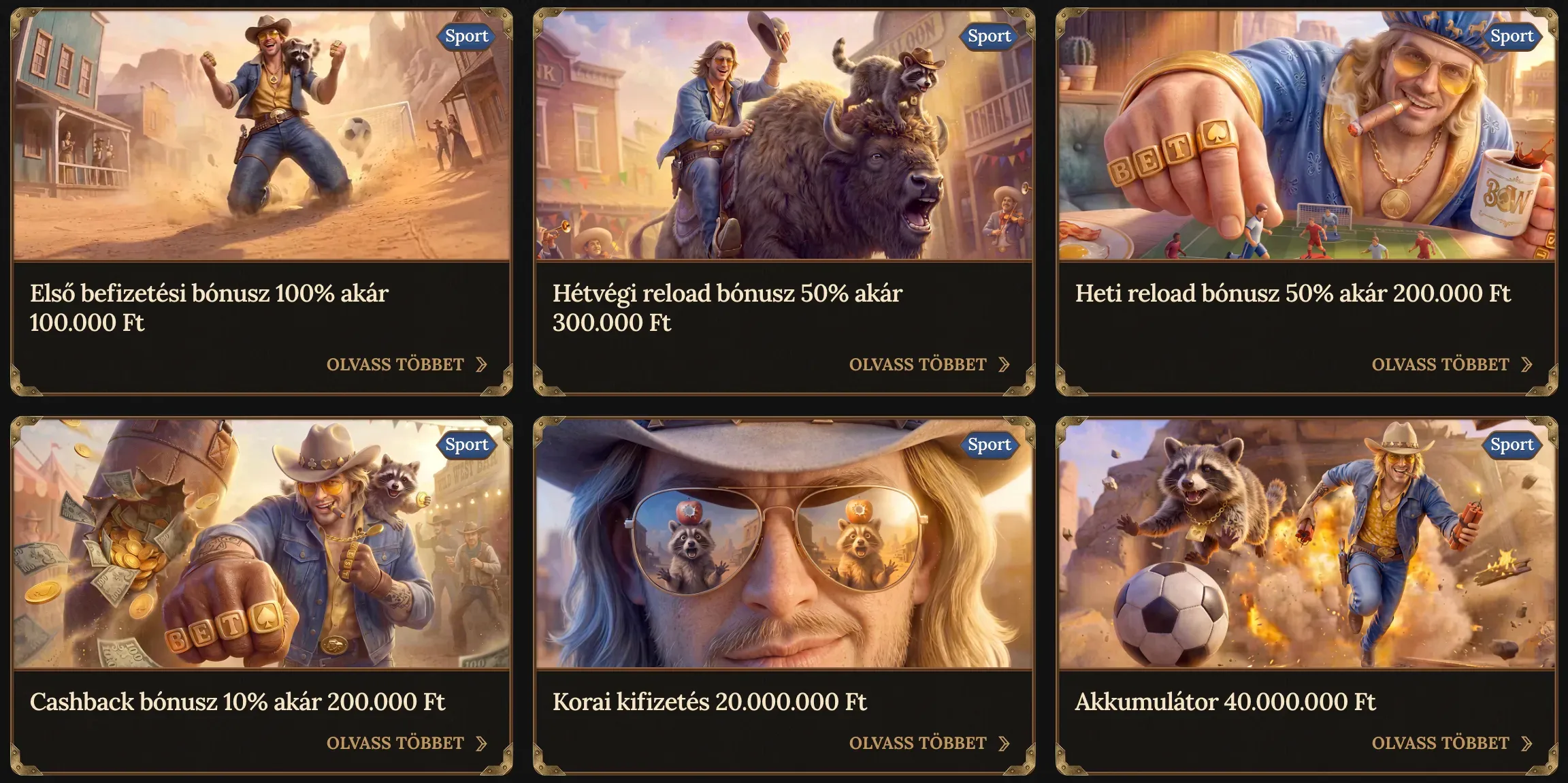 Promóciós ajánlatok a BetWest kaszinóban